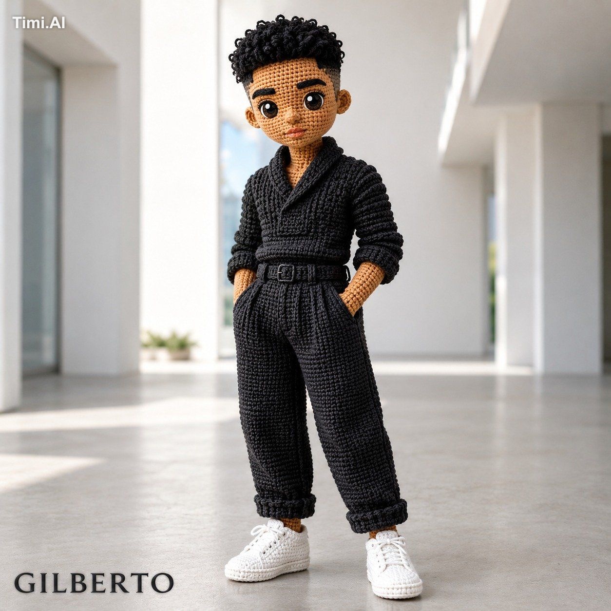 Ultra-detailed luxury studio fashion photography of a full-body amiguru… 1