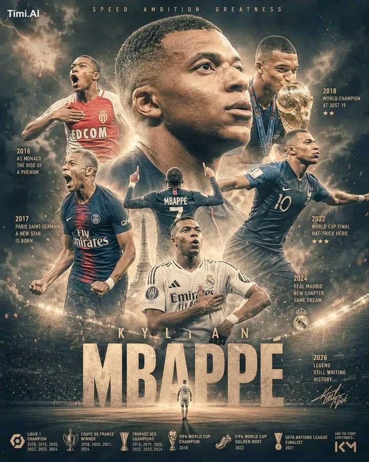Create a high-end cinematic football poster featuring a single elite pl… 1