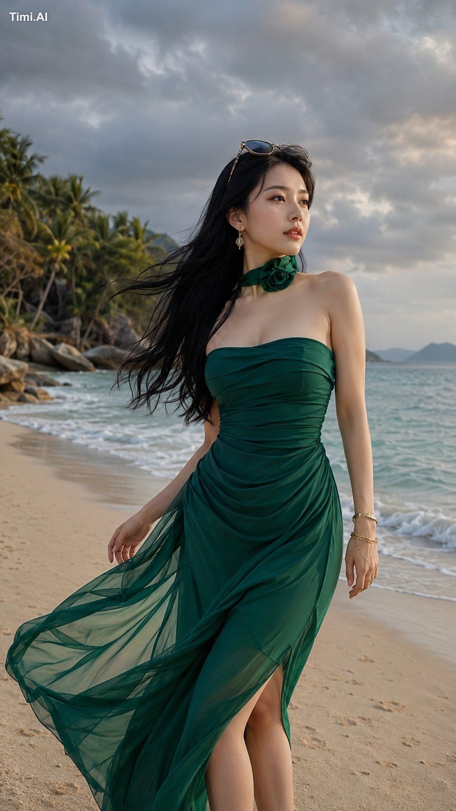 Prompt Create an ultra-realistic 9:16 luxury seaside fashion portrait o… 2