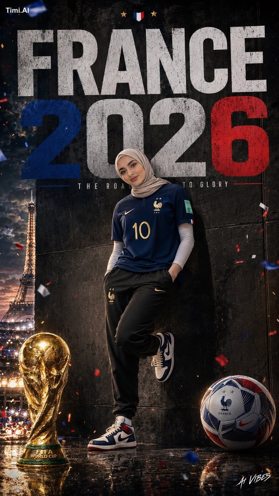 Create an ultra-realistic cinematic **(الدوله) FIFA World Cup 2026 foot… 3