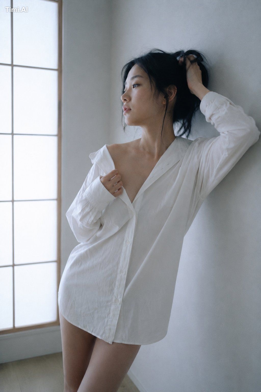 A medium portrait captured with a 50mm lens at f/2.0. The subject is a … 3
