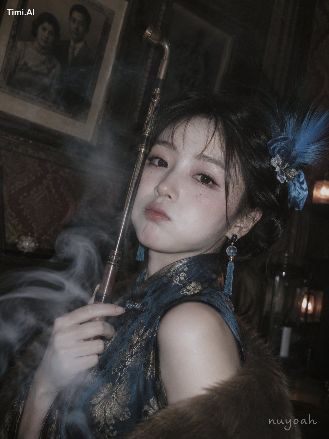 如果我不说的情况下，你能猜出来这是GPT出的脸吗？ 图片还是用到了我自己的方法来写人物的表情动作 图一：慵懒疏离，但带一点幼态赌气 慵懒疏离＋…