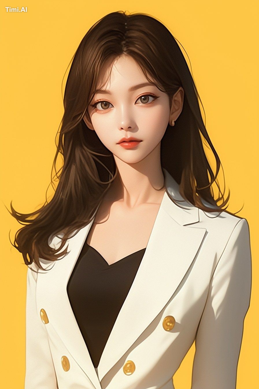 https://s.mj.run/Edi5y96jvzo Pixar style, beautiful young Korean office…