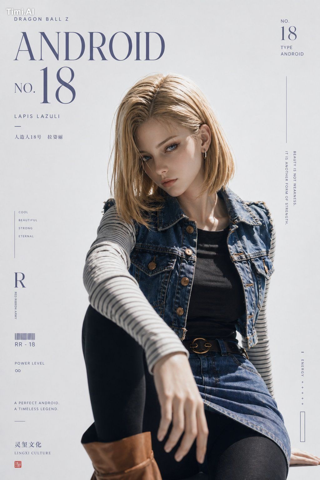 Minimalist high-fashion cover aesthetic, high-end editorial portrait, i… 1