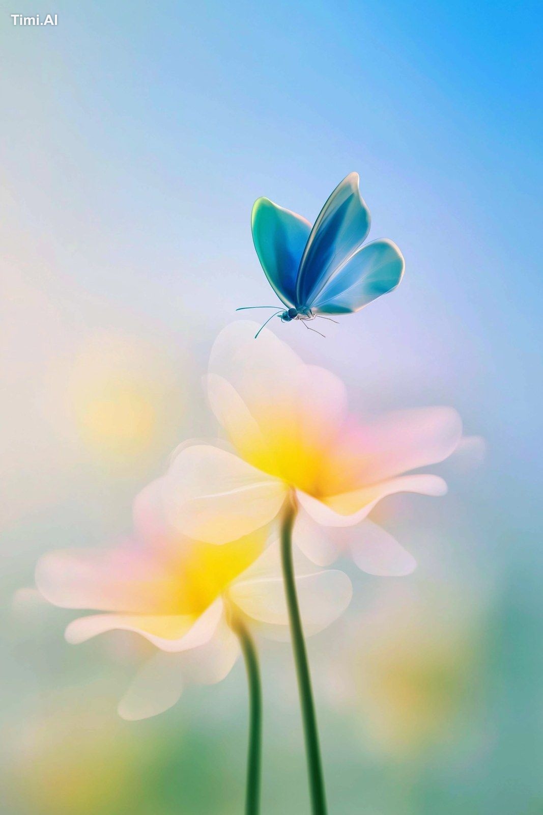 https://s.mj.run/nLaqjcBxN34 dreamy pastel scene of a delicate transluc…