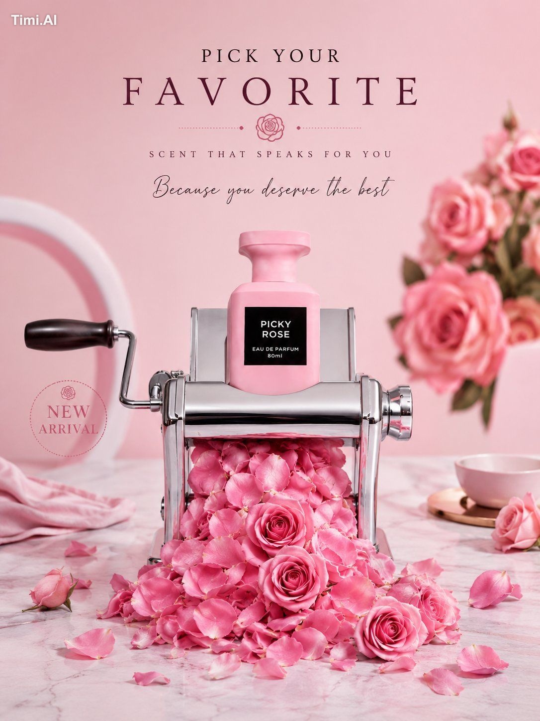 Create an ultra-realistic premium luxury commercial fragrance advertise… 1