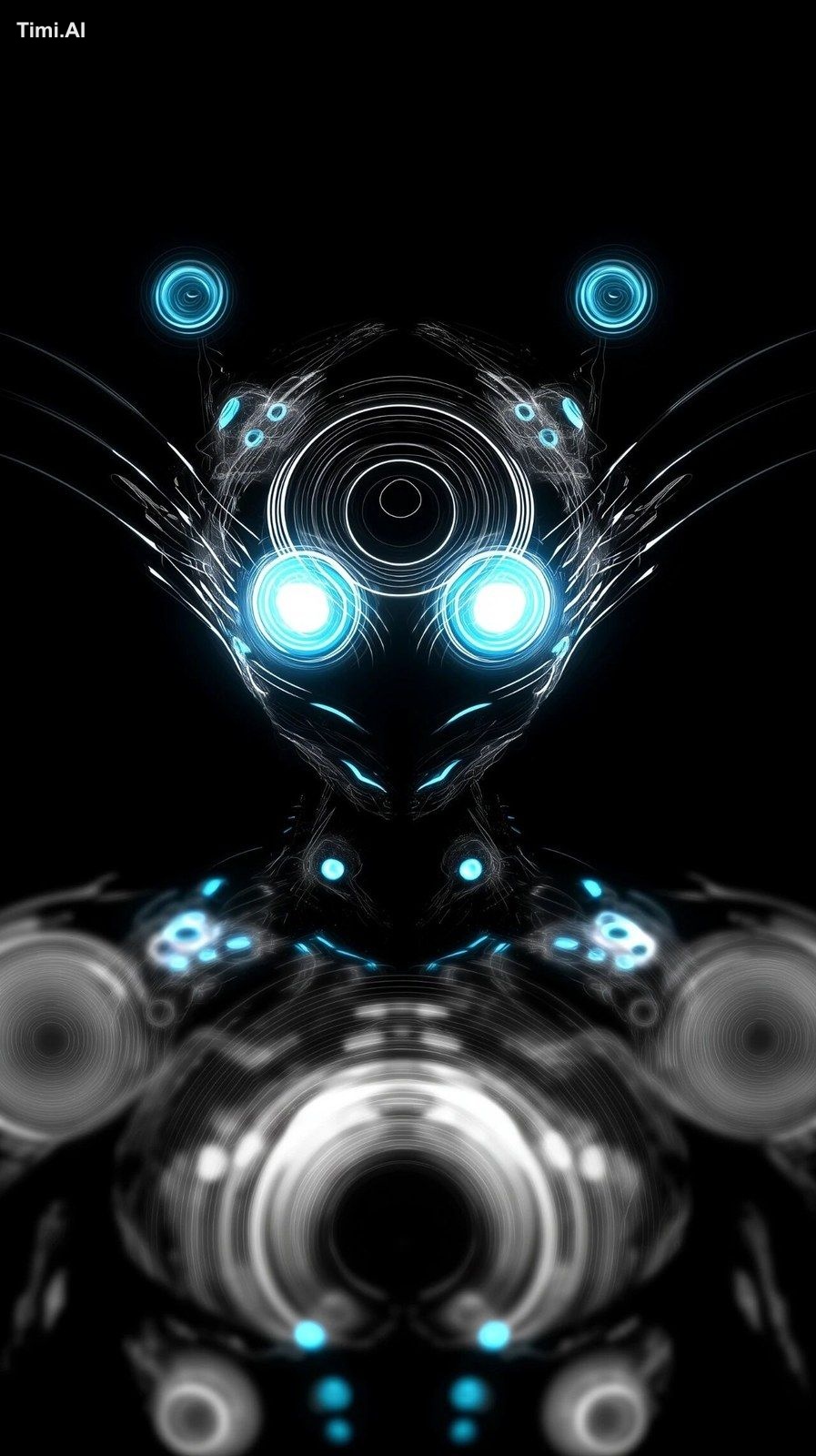 Hooded Evil cyborg, intricate --chaos 100 --ar 9:16 --exp 34 --sref 239…