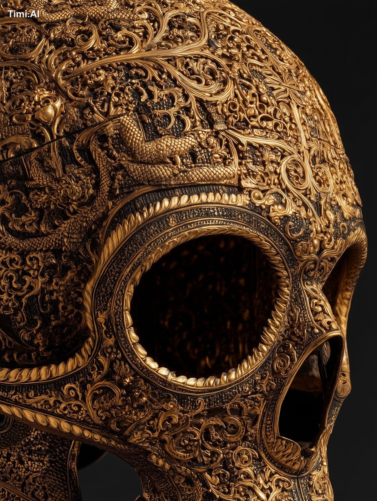 Weird things are happening, Super Ornate carvings on French armor, phot…