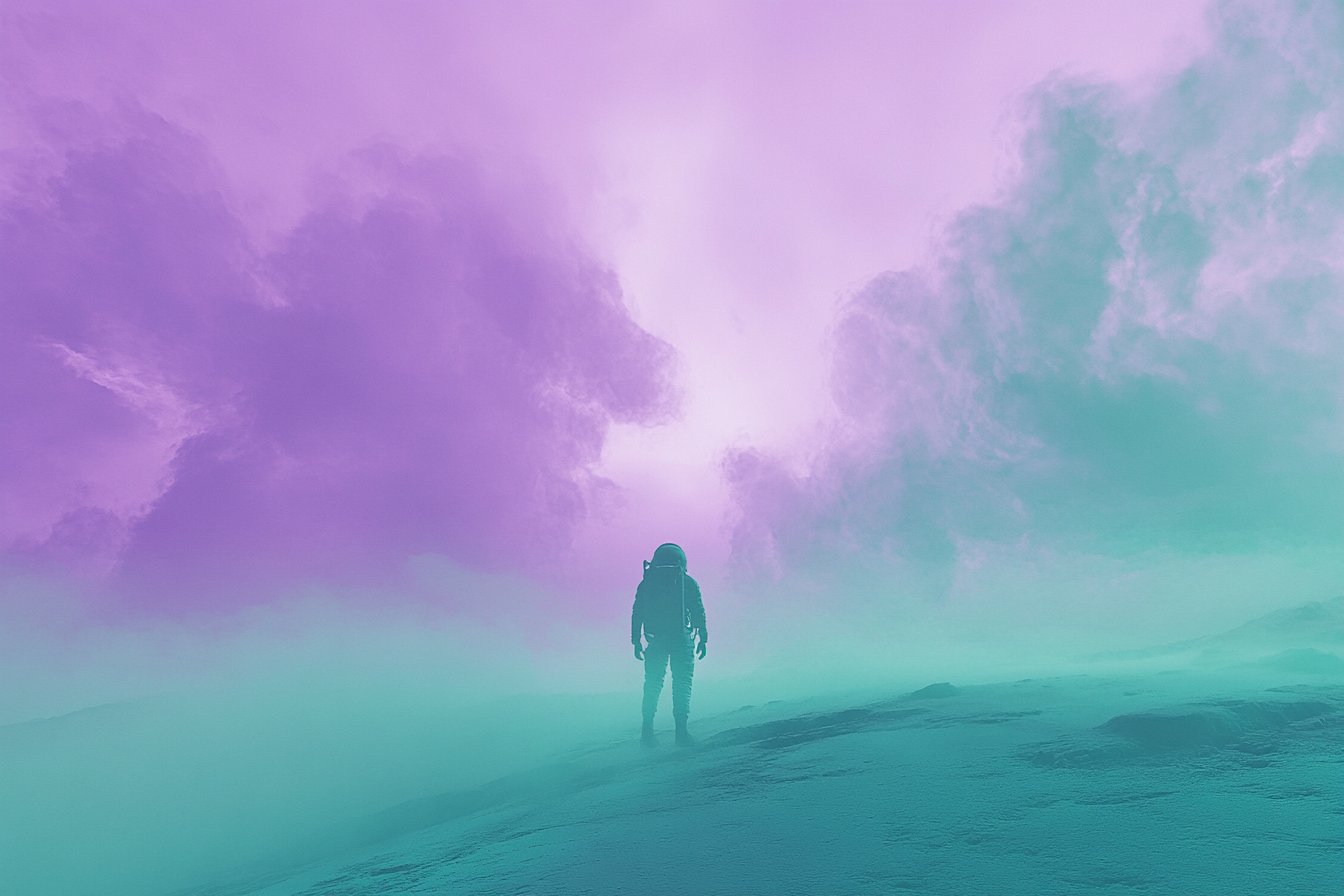 [SUBJECT] standing at the edge of a Quantum Flux Landscape, where reali… 3