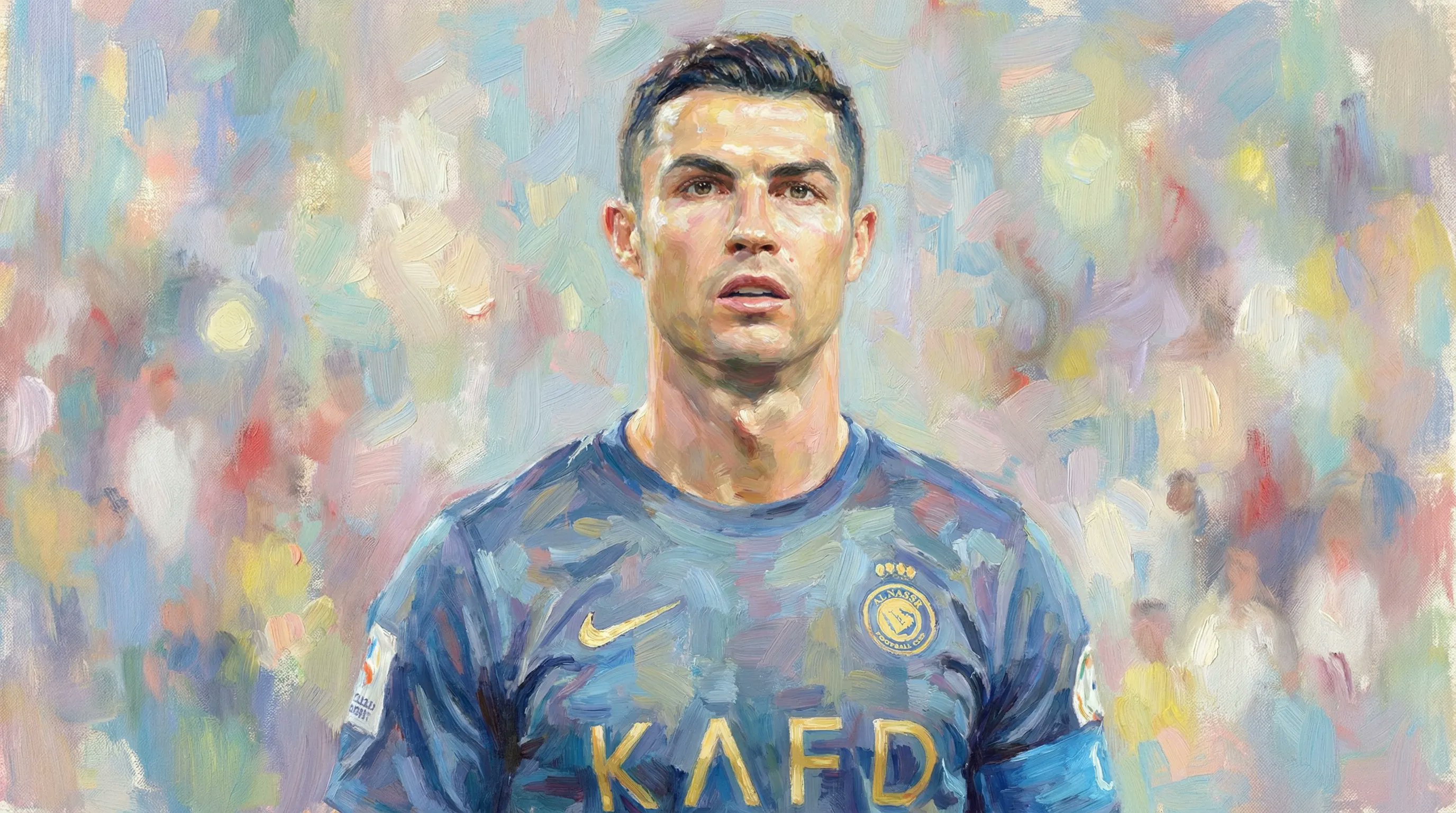 Impressionism-style portrait of the person in the provided reference im… 3