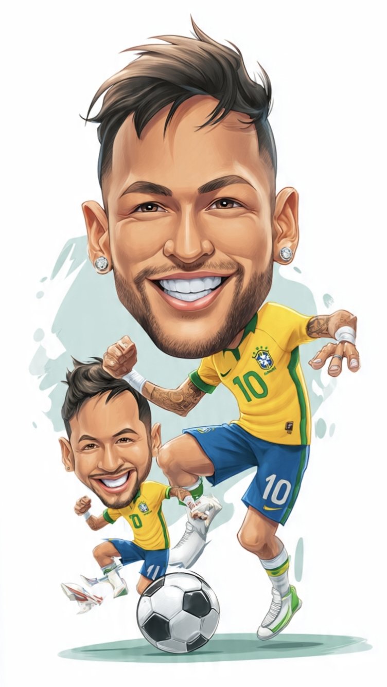 Create a series of high-quality, 3D caricature-style illustrations feat… 3