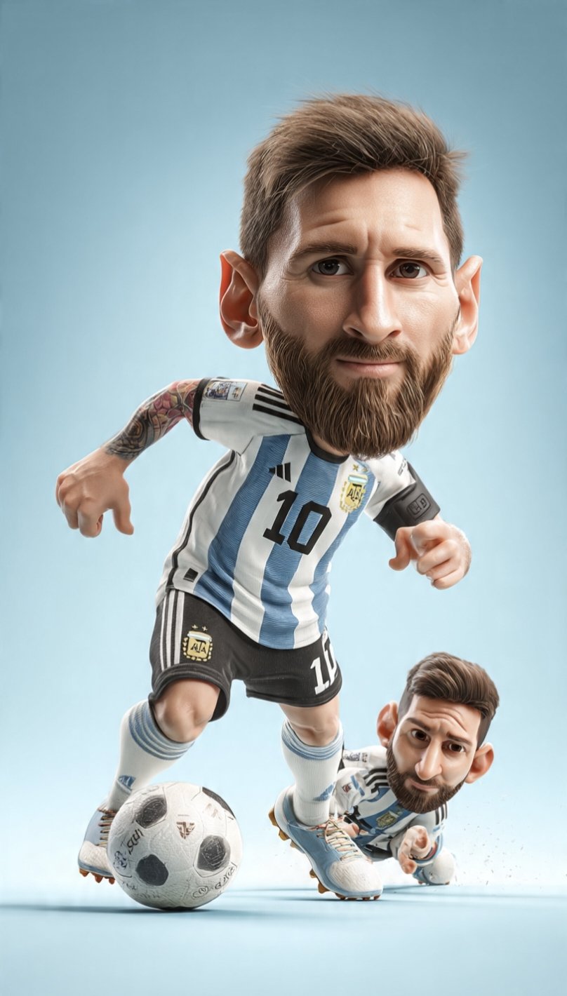 Create a series of high-quality, 3D caricature-style illustrations feat… 2