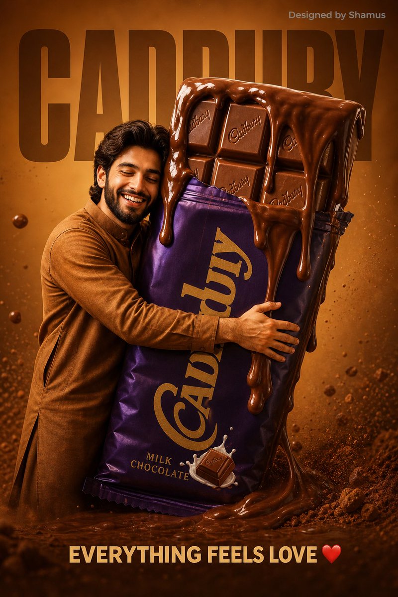playful food advertisement poster. A happy young KASHMIRI MAN in a cara…