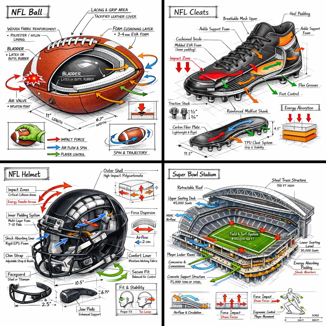 Create a technical infographic of [OBJECT] with a 45-degree isometric 3…
