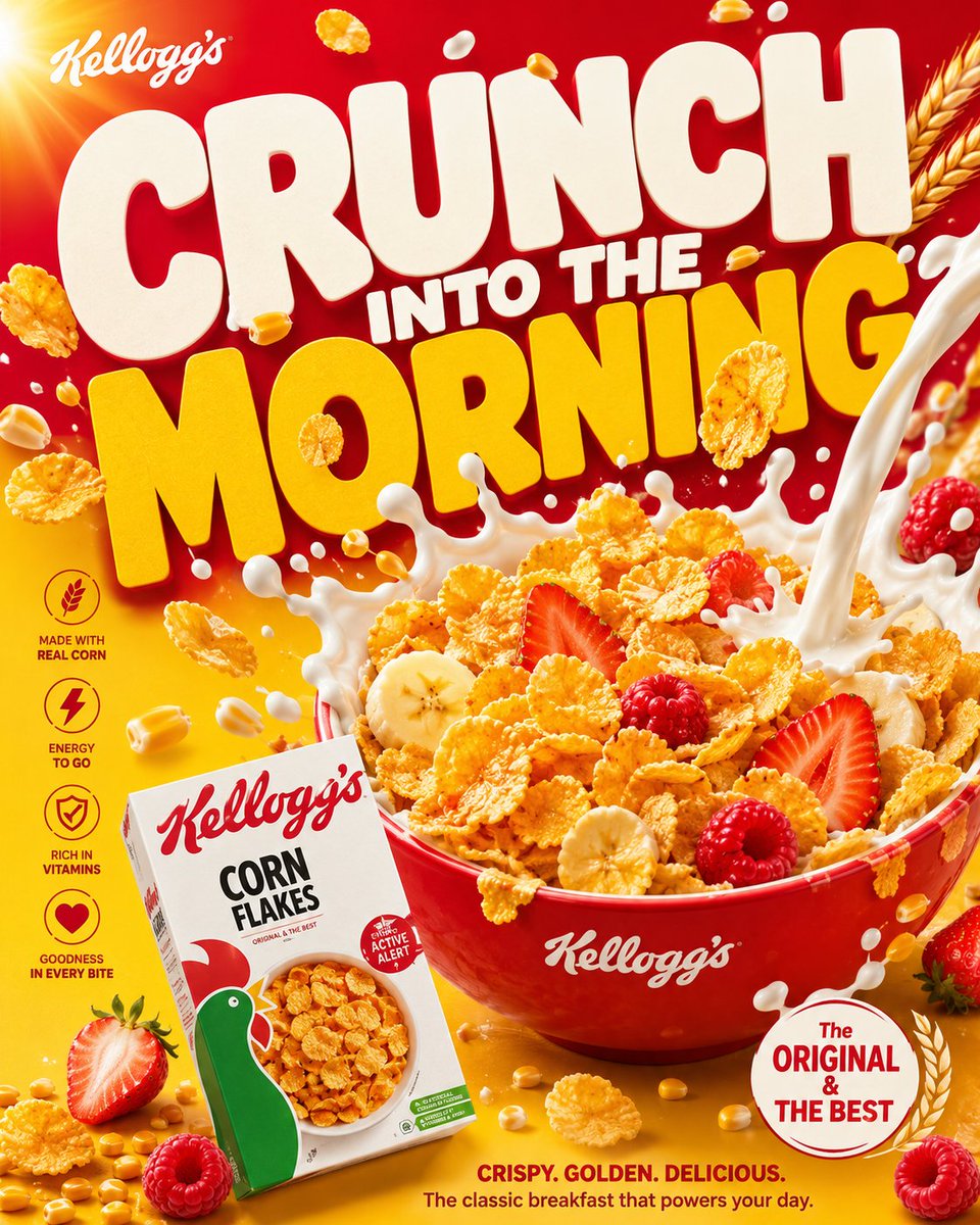 **GOLDEN MORN VIRAL FMCG POSTER CAMPAIGN SYSTEM** **“START GOLDEN. STAY…