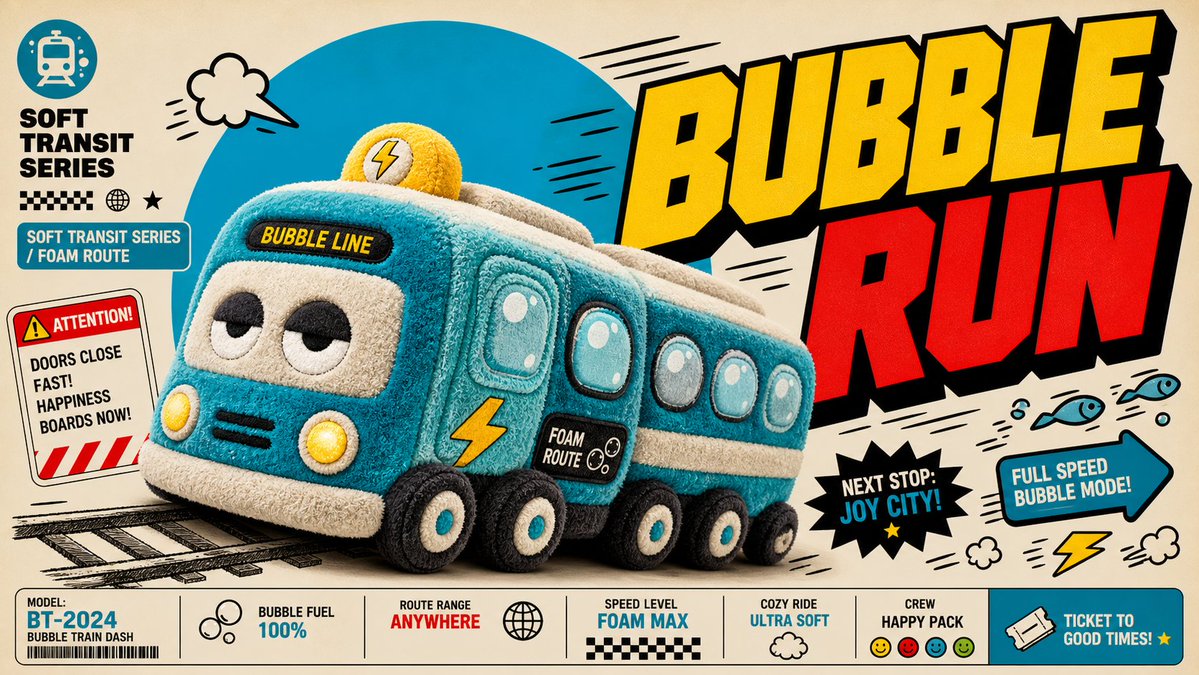 Create an image in the "Plush Comic Toy Product Poster" style. Aspect r…