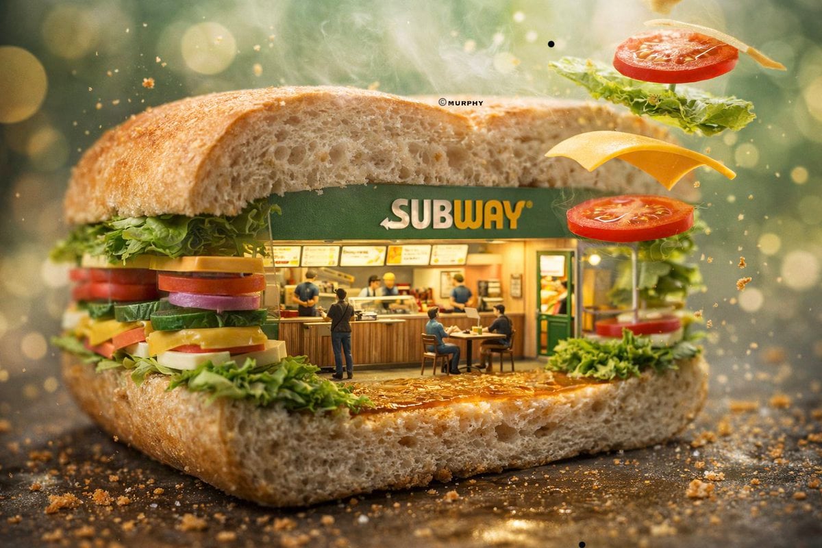 Ultra-realistic 3D miniature diorama of a [BRAND NAME] environment buil…