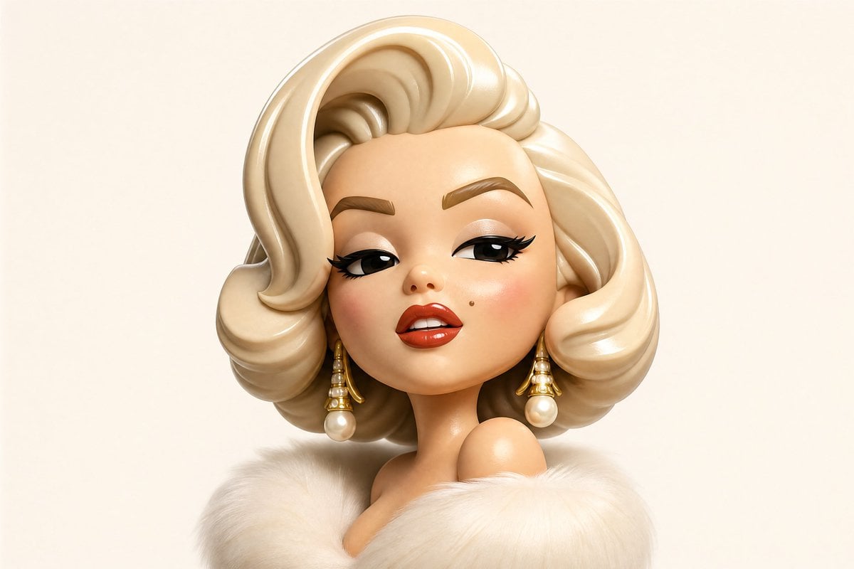 Transform the uploaded portrait into a highly stylized 3D cartoon avata…