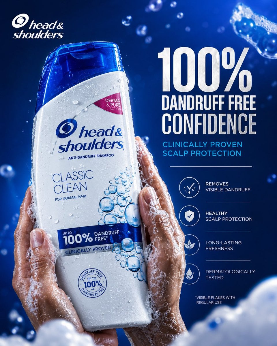 HEAD & SHOULDERS "CONFIDENCE STARTS AT THE SCALP" FORMAT Ultra-Premium …