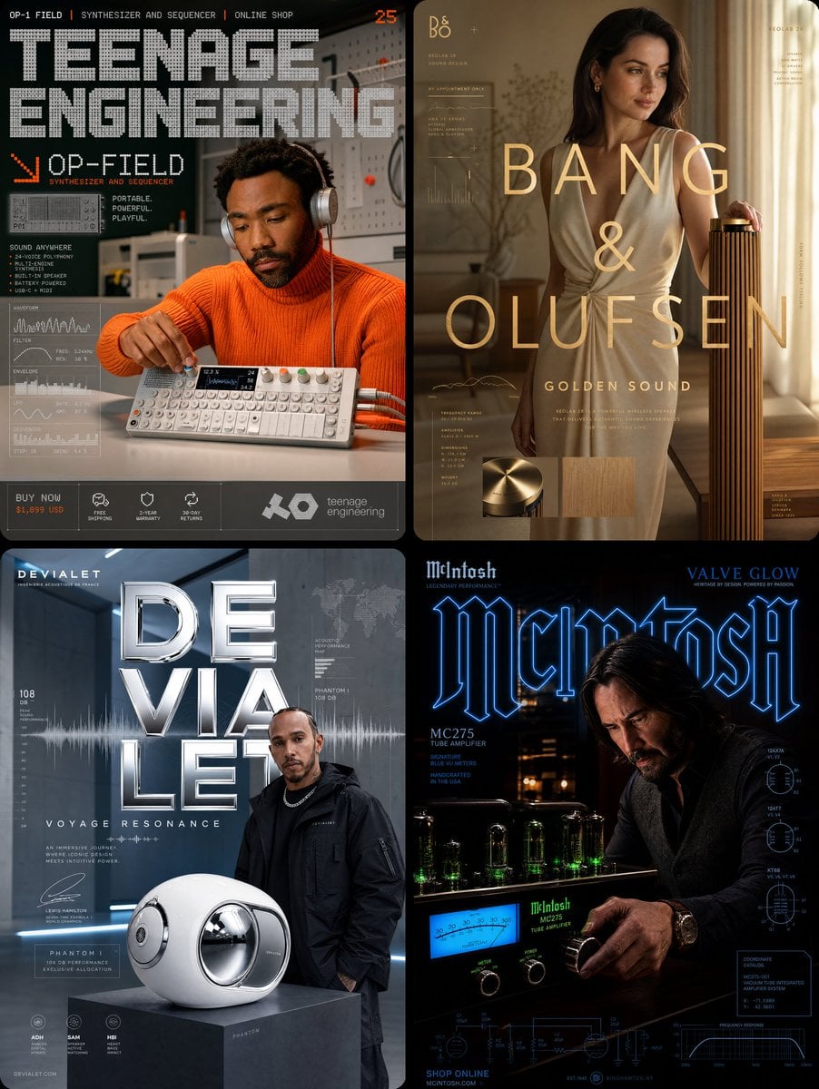 Teenage Engineering × Donald Glover — "OP-FIELD" FORMAT: Ultra-Premium …