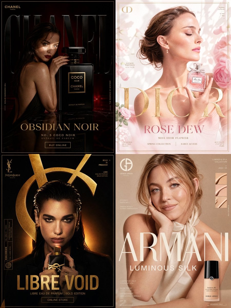 Chanel Beauty × Ana de Armas — "OBSIDIAN NOIR" FORMAT: Ultra-Premium Be…