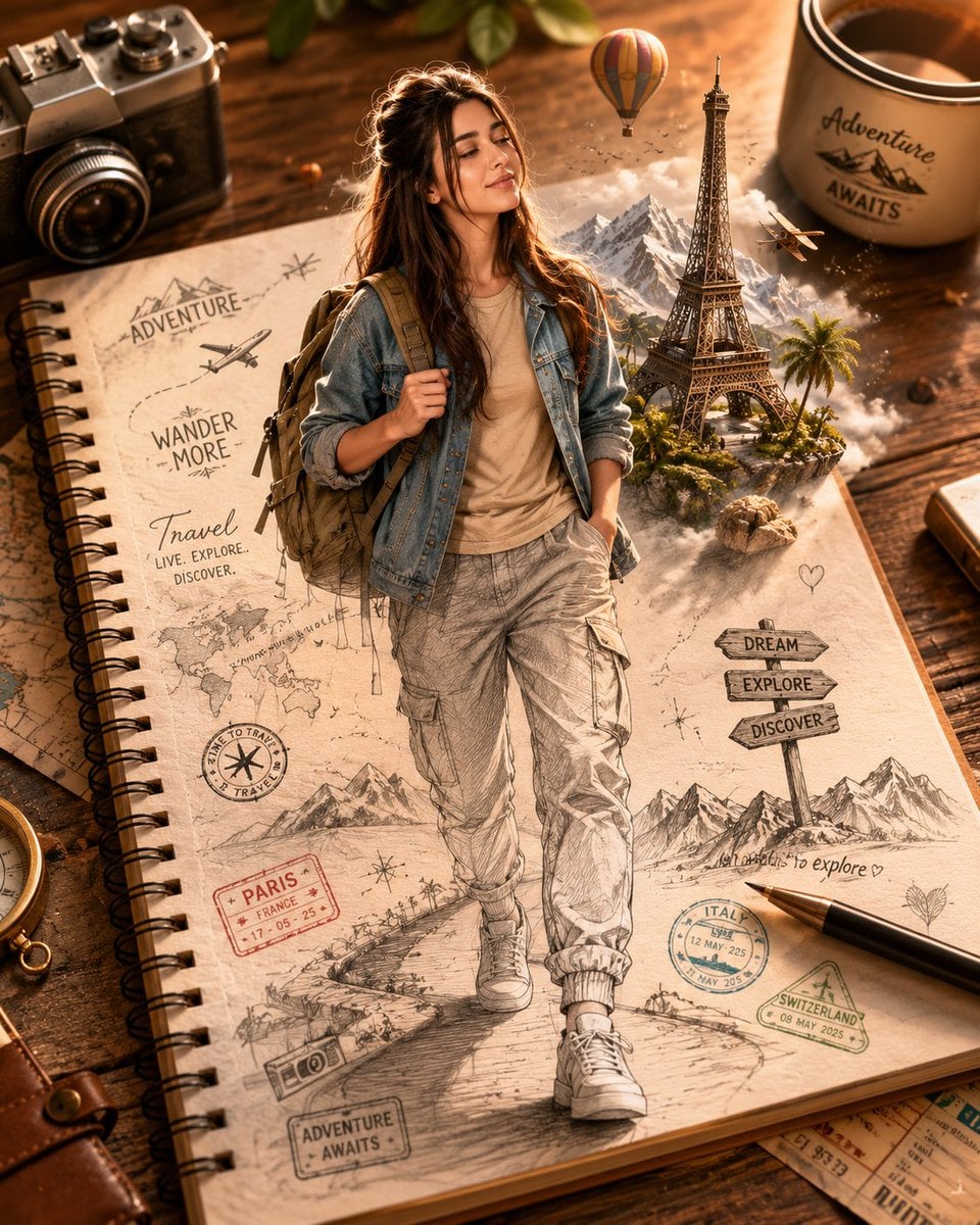 Create a stunning ultra-realistic 3D illusion artwork using the uploade…