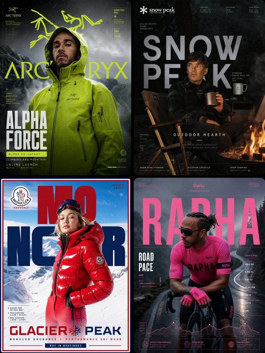 Arc'teryx × Lewis Hamilton — "ALPHA FORCE" FORMAT: Ultra-Premium Outdoo…