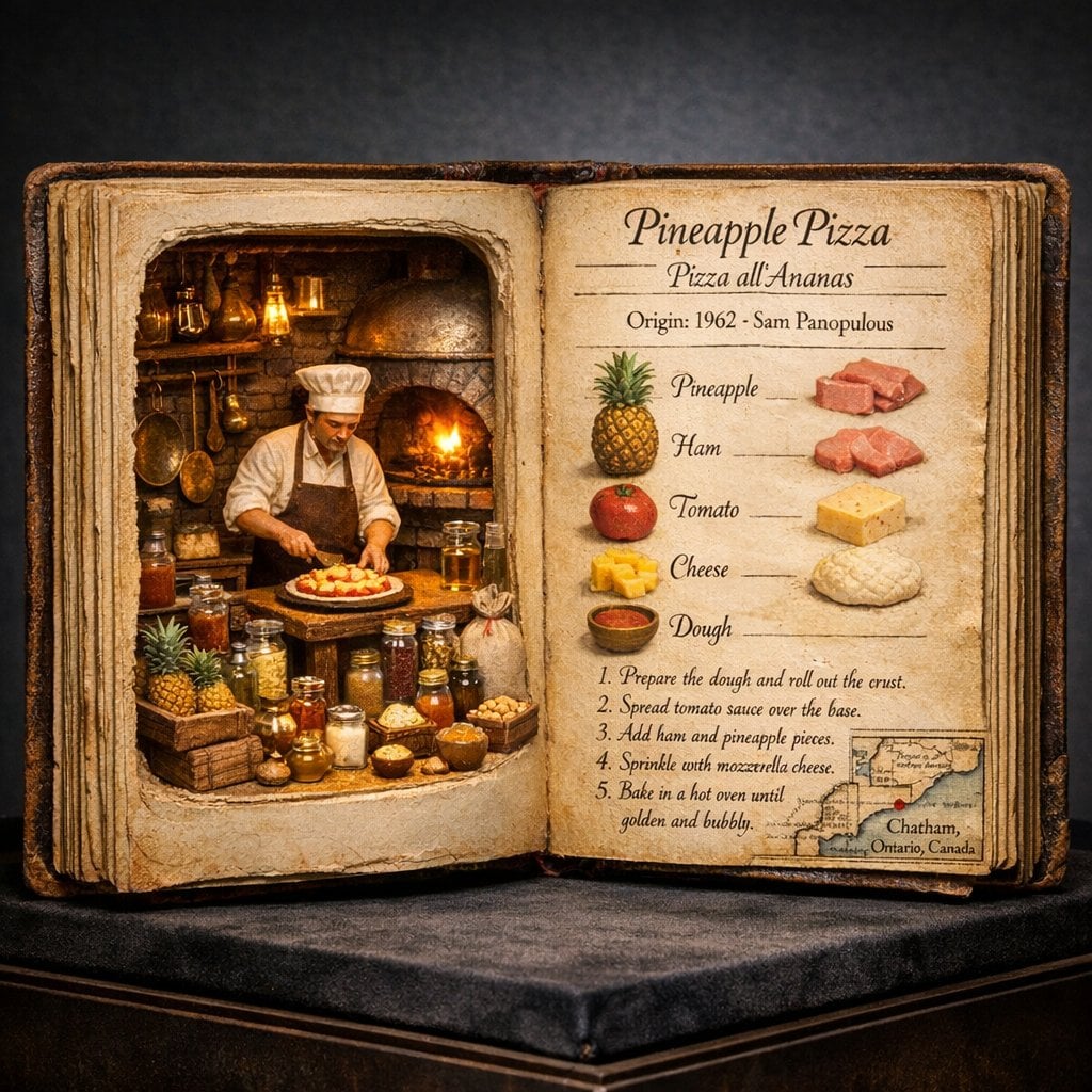 Do this for Pineapple Pizza: <instruction> Input A: user uploads an ima…