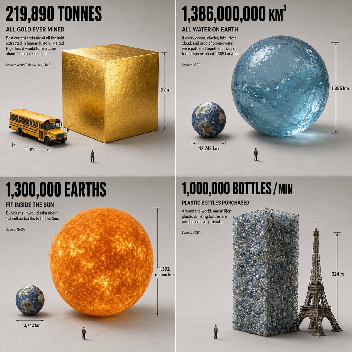 A clean isometric 3D render that turns a single abstract statistic into…