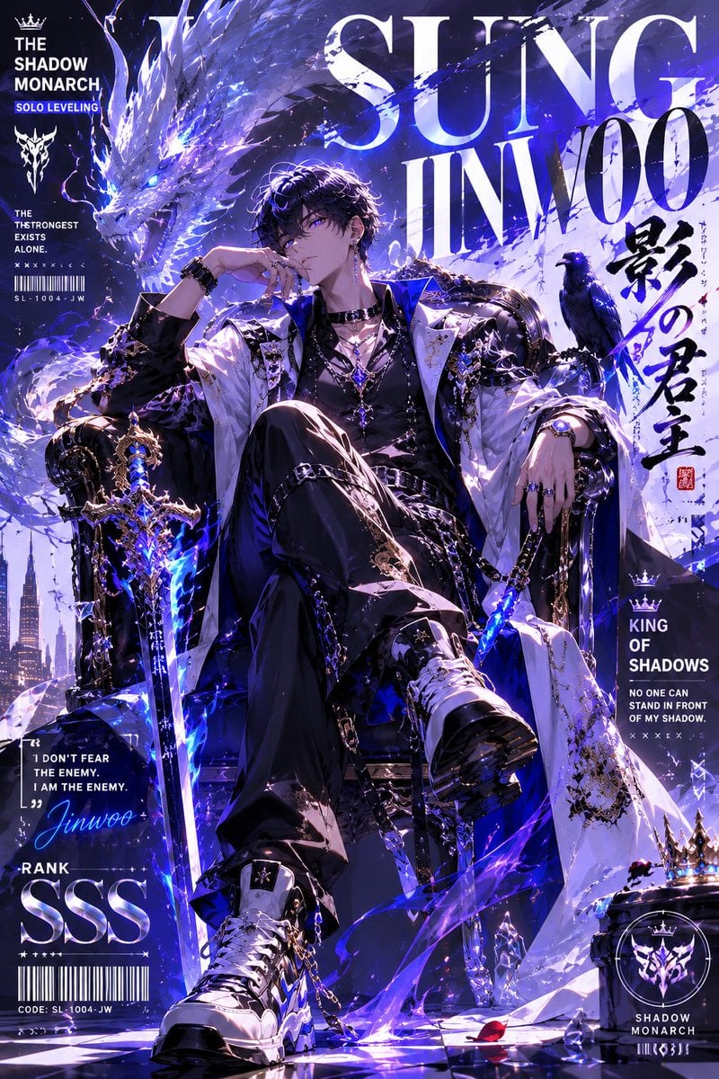 [CHARACTER NAME] Create a high-end anime fashion poster-style vertical …
