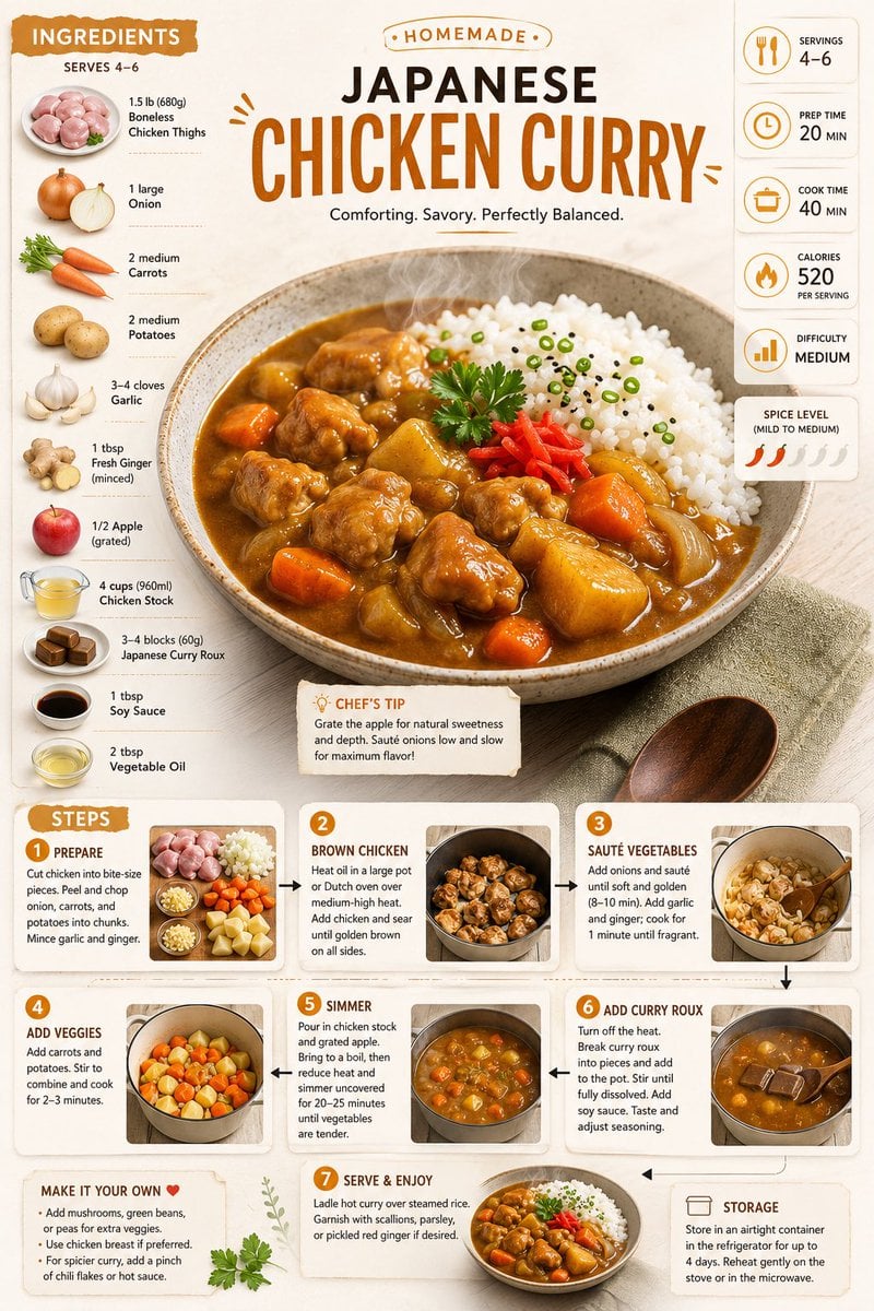 “Create an ultra-clean modern recipe infographic. Showcase a generous s…