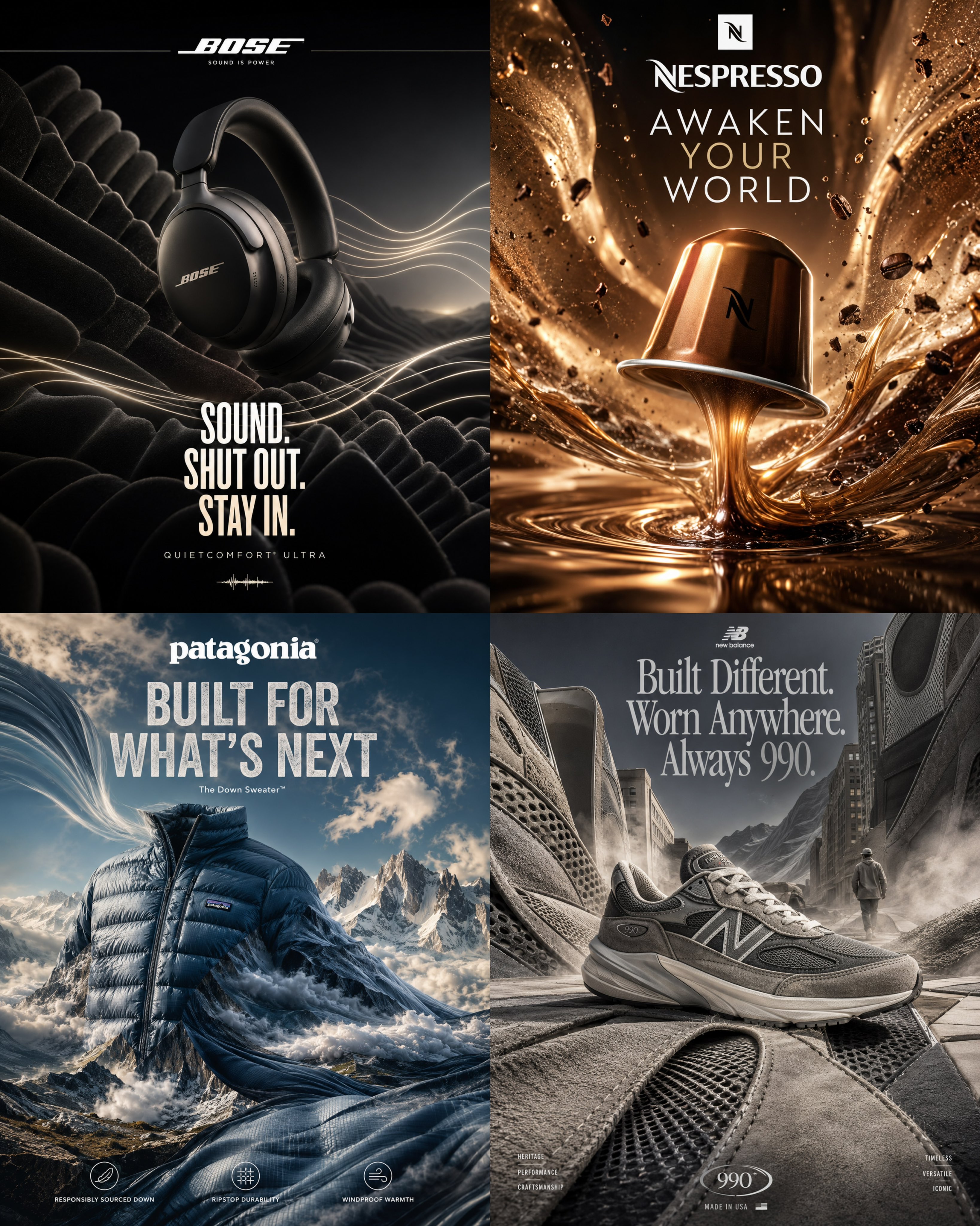 Create a premium advertising poster for [BRAND] featuring [PRODUCT]. Us…
