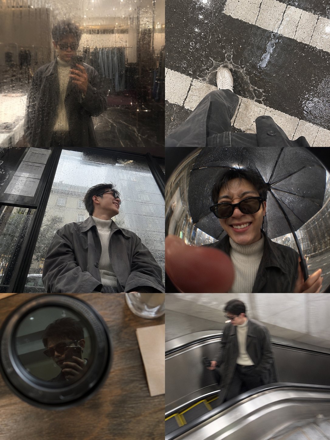 A candid photo-dump collage designed to feel like [HUMAN]'s phone galle…