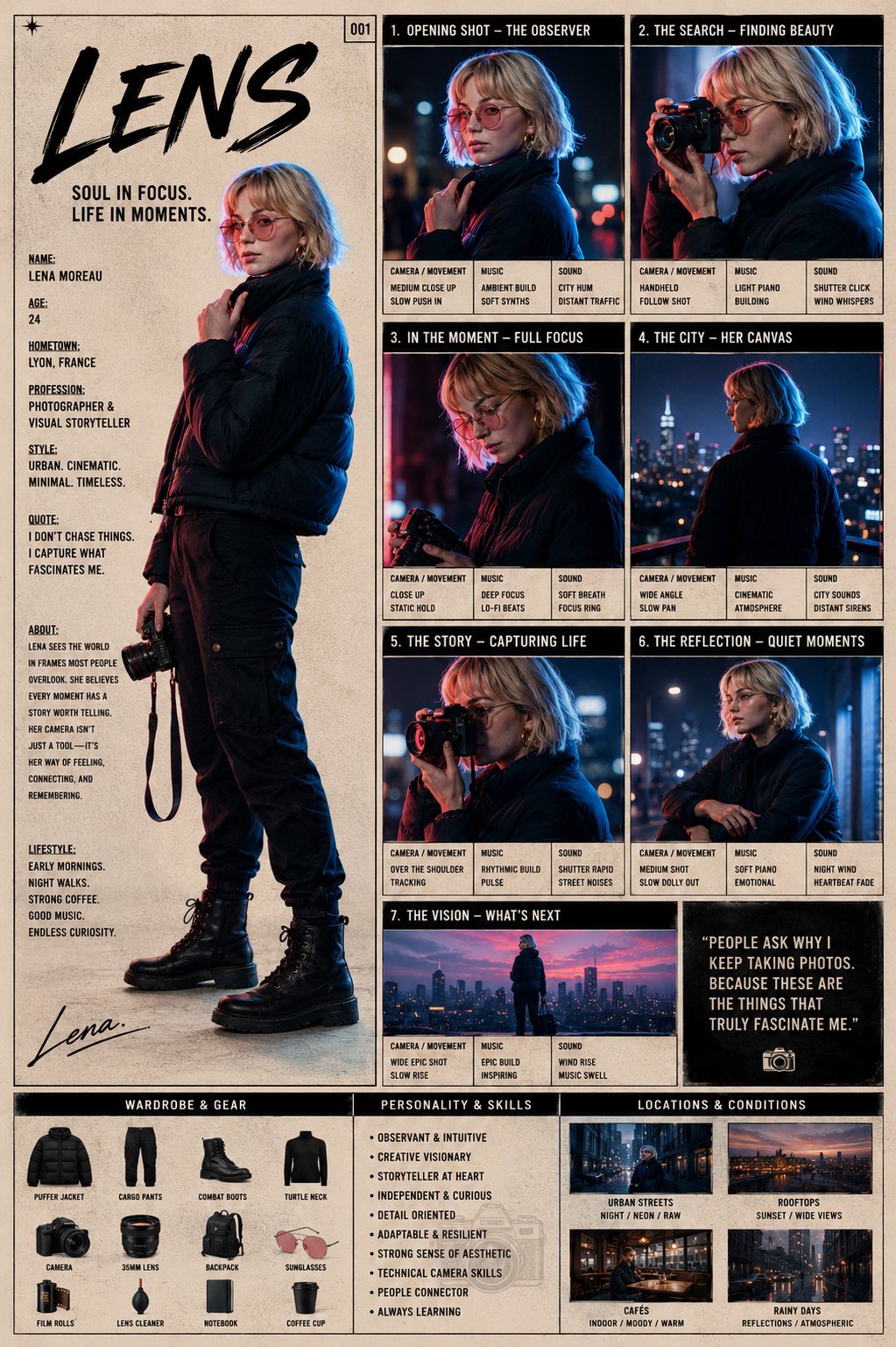 create a highly detailed cinematic storyboard poster in a 4:5 vertical …