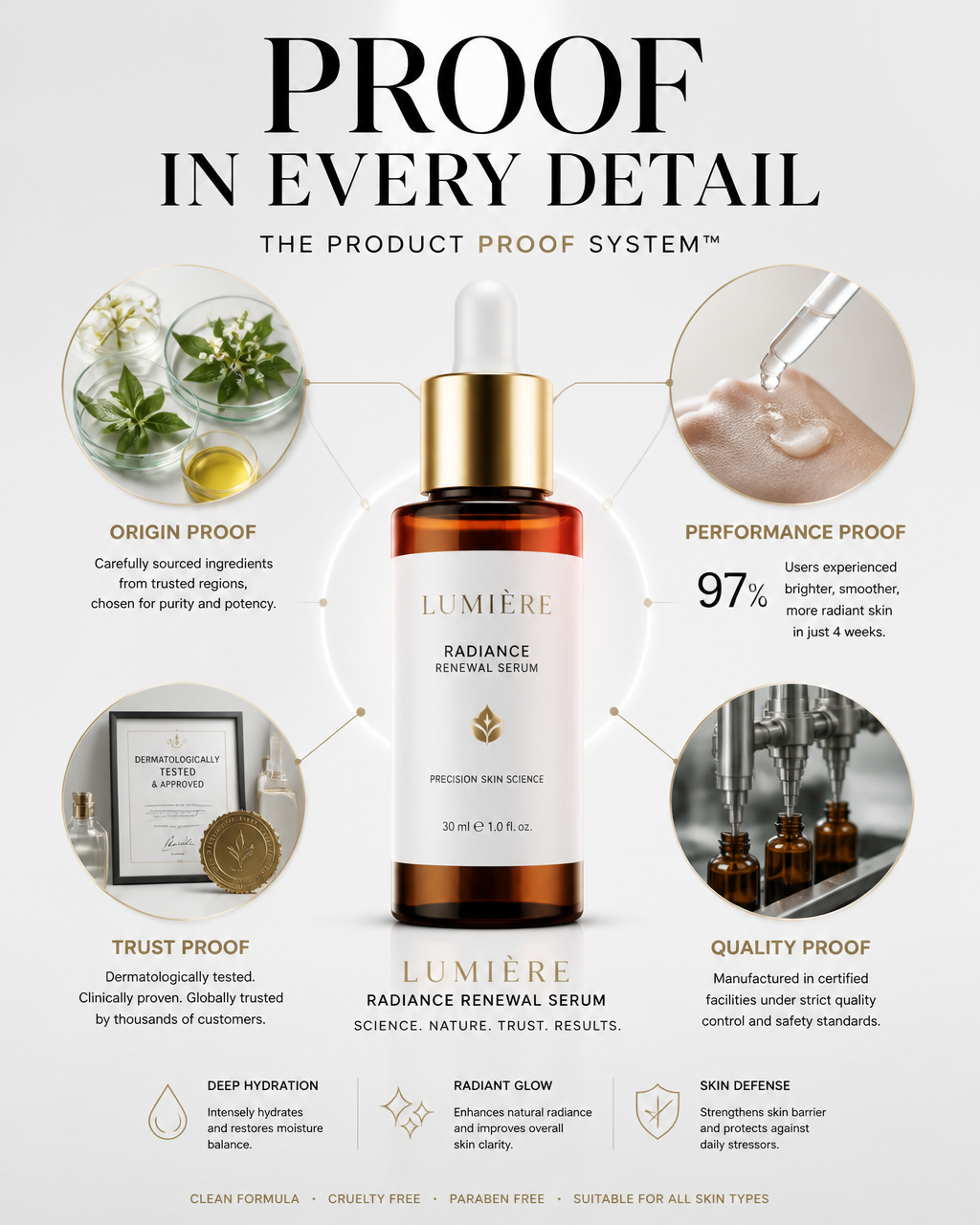 PRODUCT PROOF SYSTEM™Create a premium commercial advertising framework …