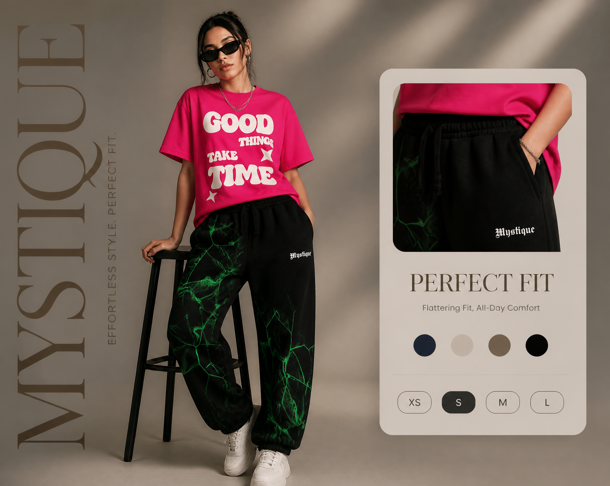 Luxury fashion advertisement poster, ultra-premium editorial style (Guc…