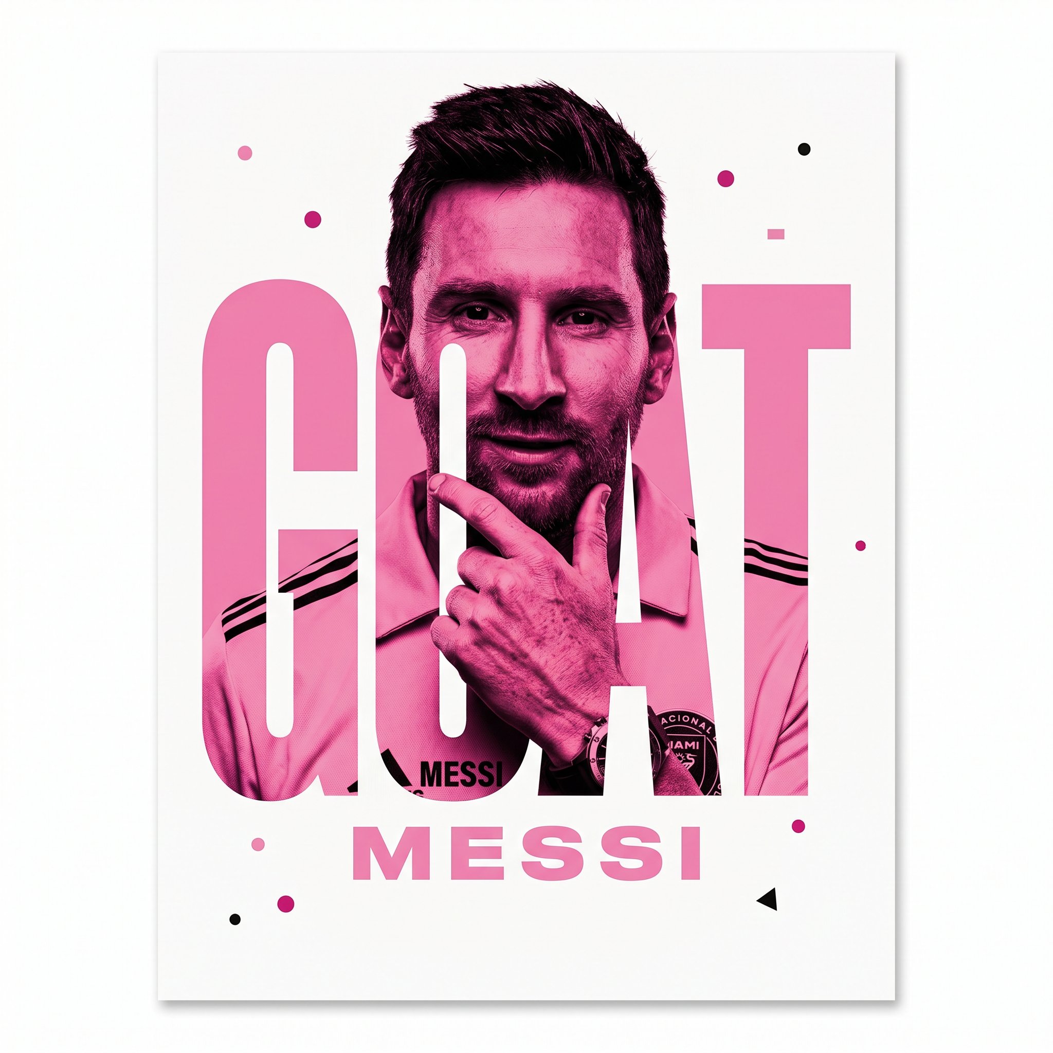 Sports poster design, fictional male soccer player with short dark hair… 1