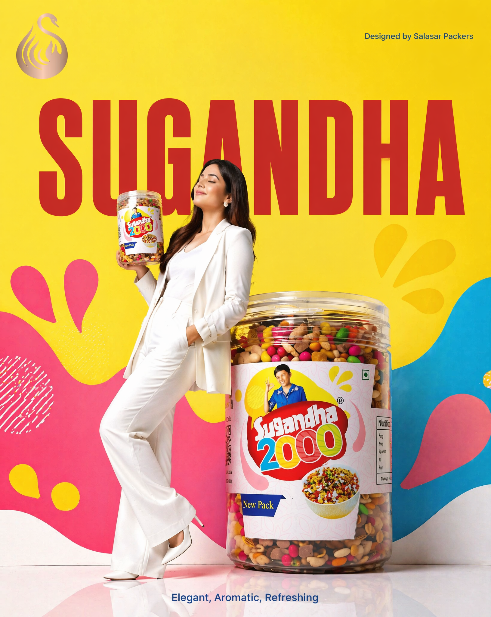 the women standing should not hold the kfc product, she should hold the…