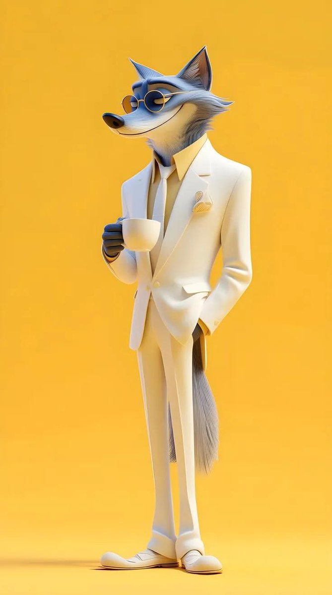 prompt: Create a full-body 3D stylized anthropomorphic cartoon dog char… 2