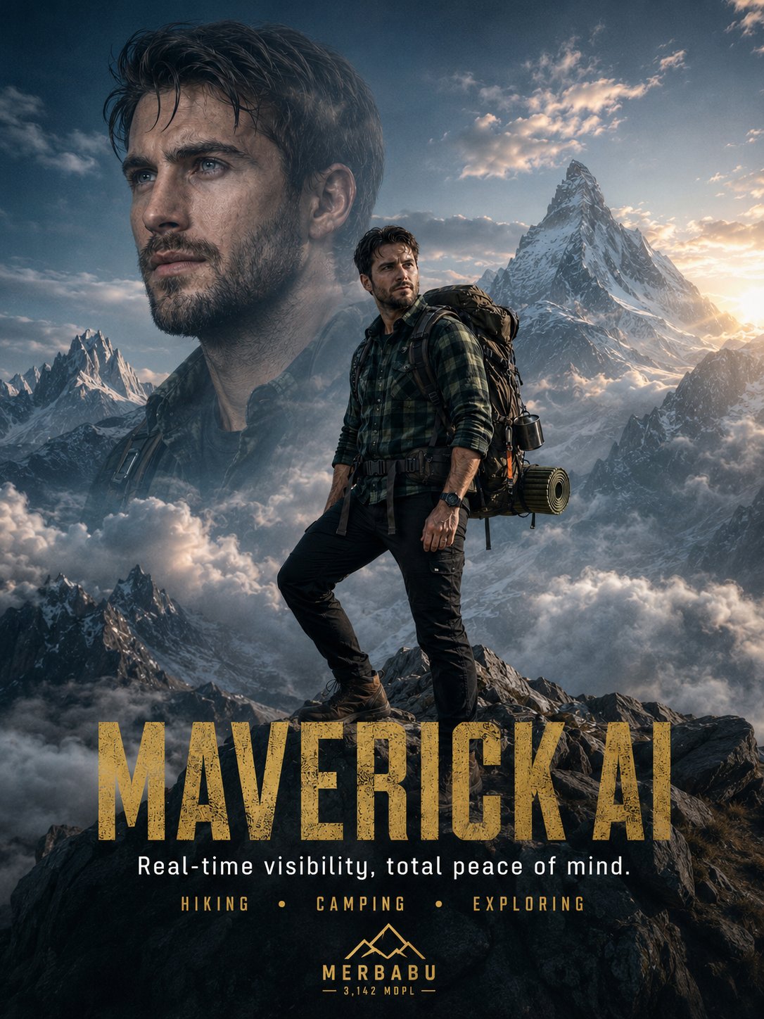 Epic Himalayan adventure vibe looks incredibly cinematic and powerful
