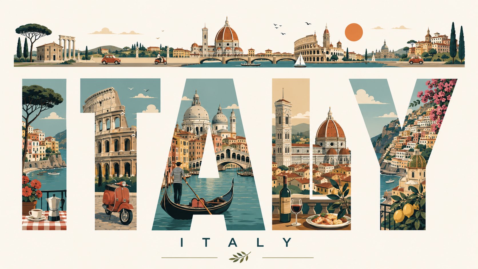 Create an ultra-high-resolution Swiss modernist typography travel poste… 1