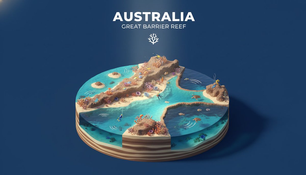 prompt: Build an isometric miniature 3D diorama of the natural landmark… 2