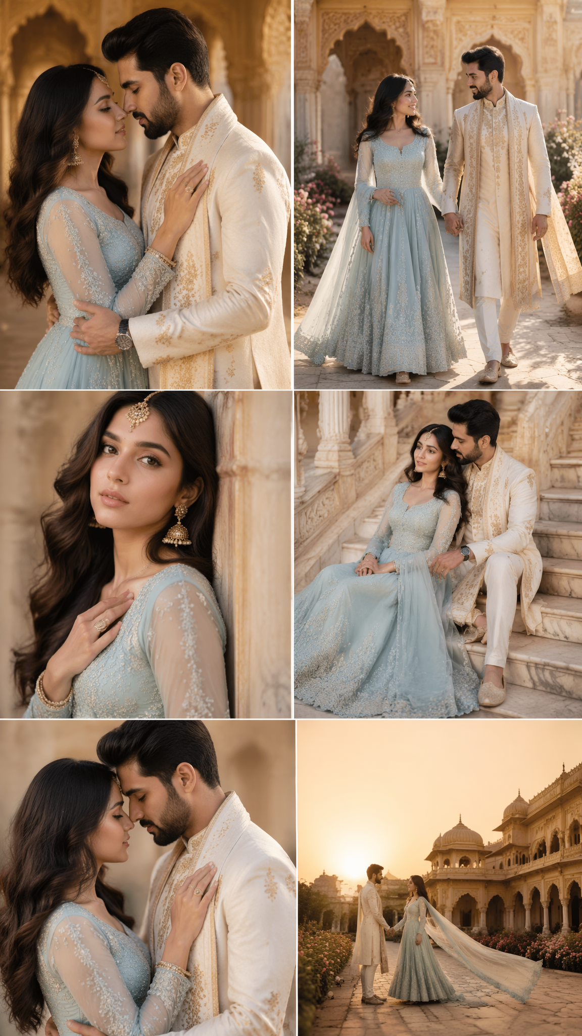 Subject and Identity A romantic luxury editorial photoshoot featuring a…