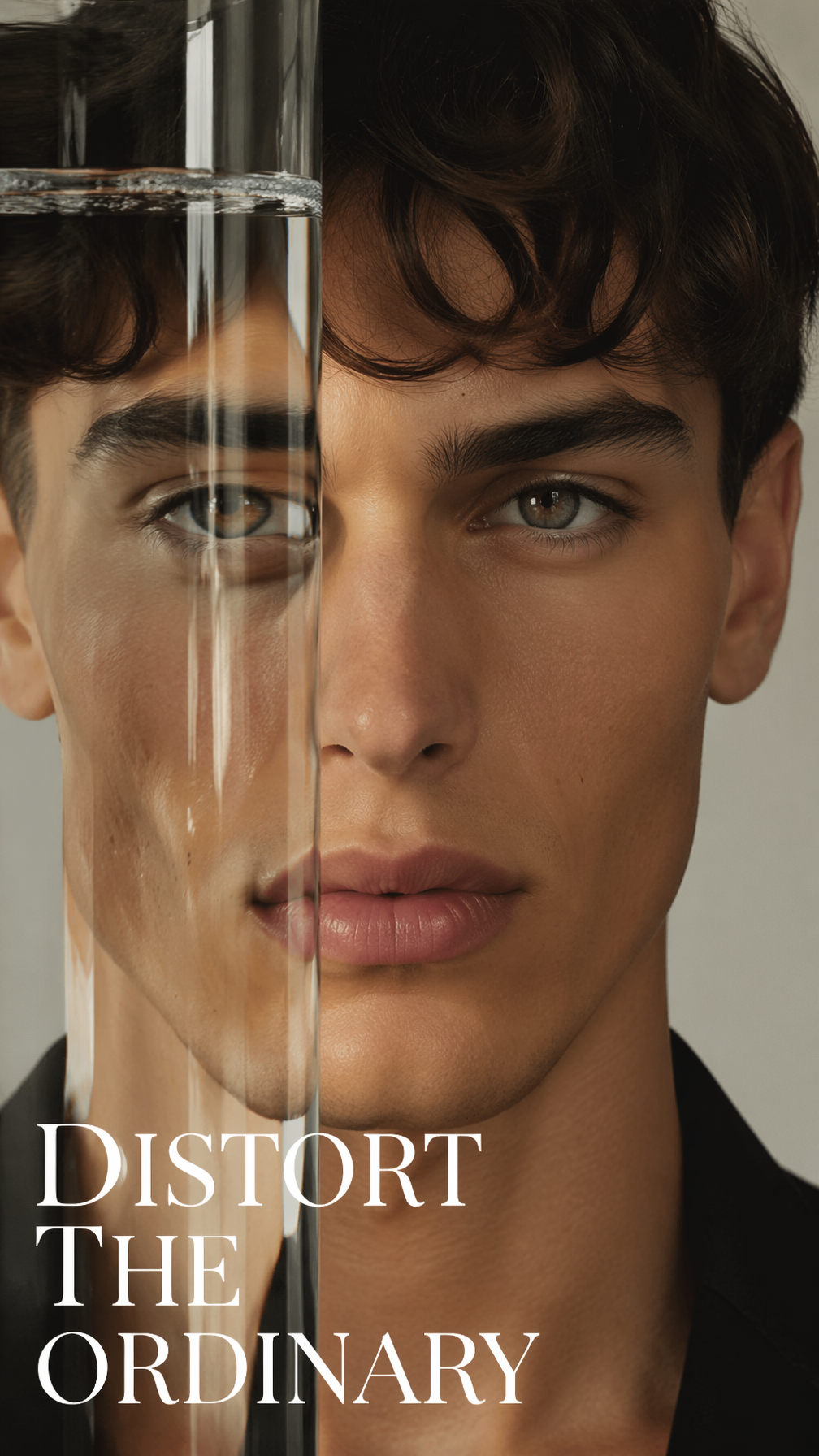 A premium 9:16 editorial portrait.Main Subject:A close-up portrait of a…
