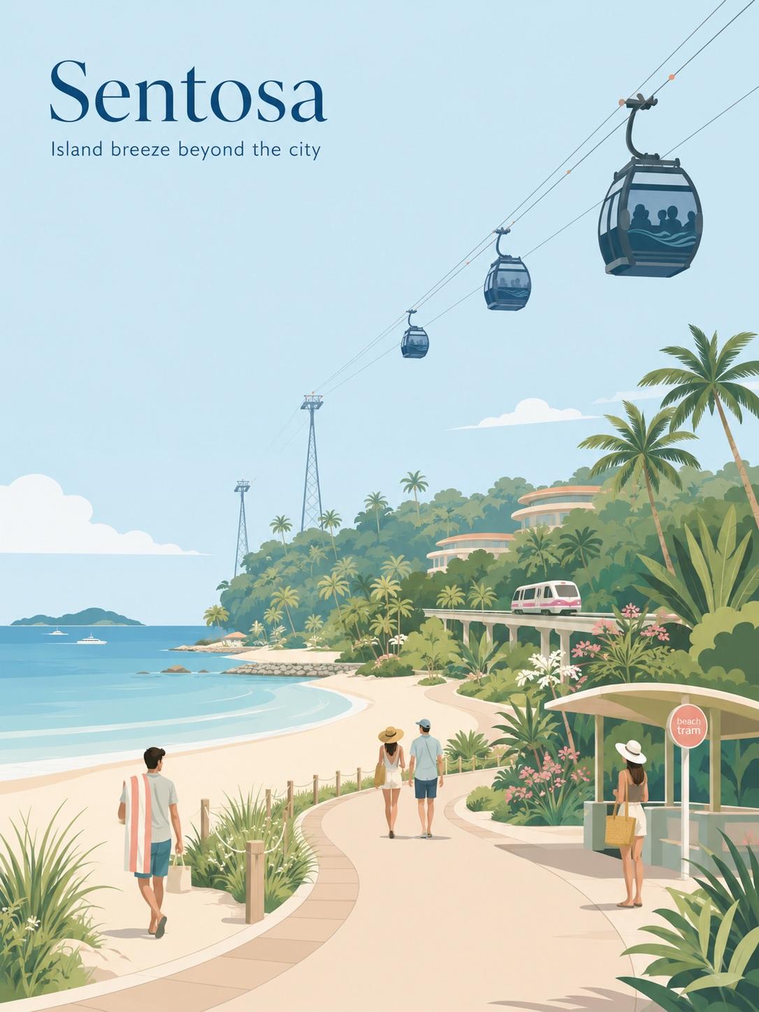Create a minimalist vintage travel poster illustration of [CITY / DESTI… 2
