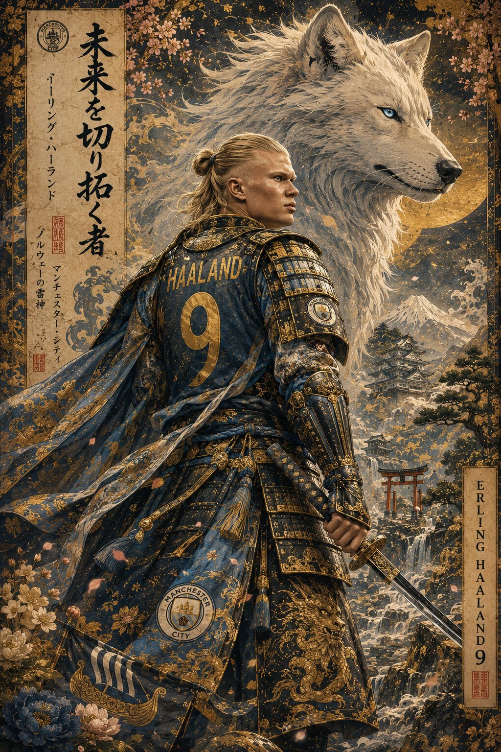 Create an awe-inspiring, ultra-detailed Japanese Ukiyo-e × contemporary… 2