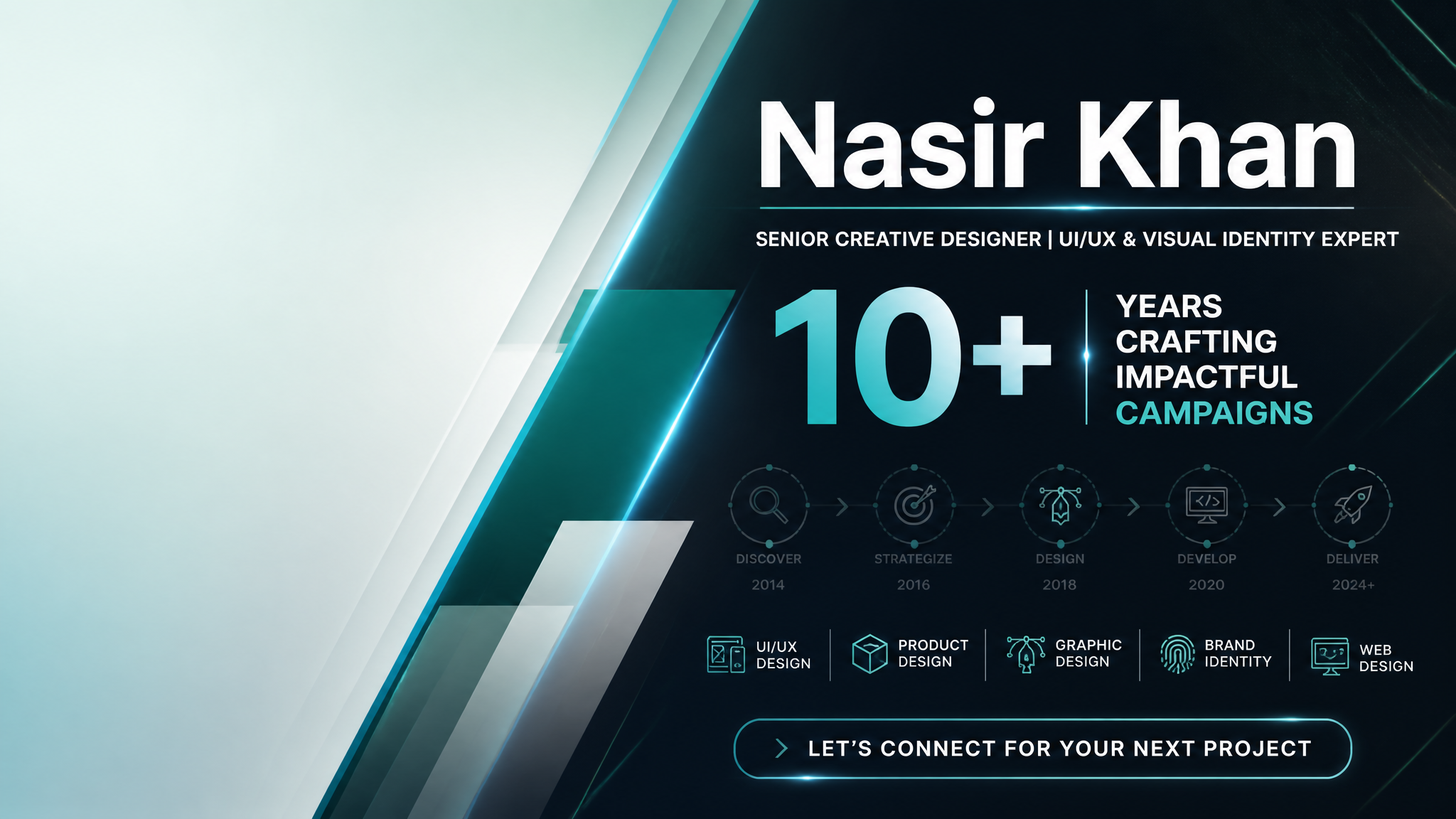 A professional, modern, and creative LinkedIn banner designed for a hig…