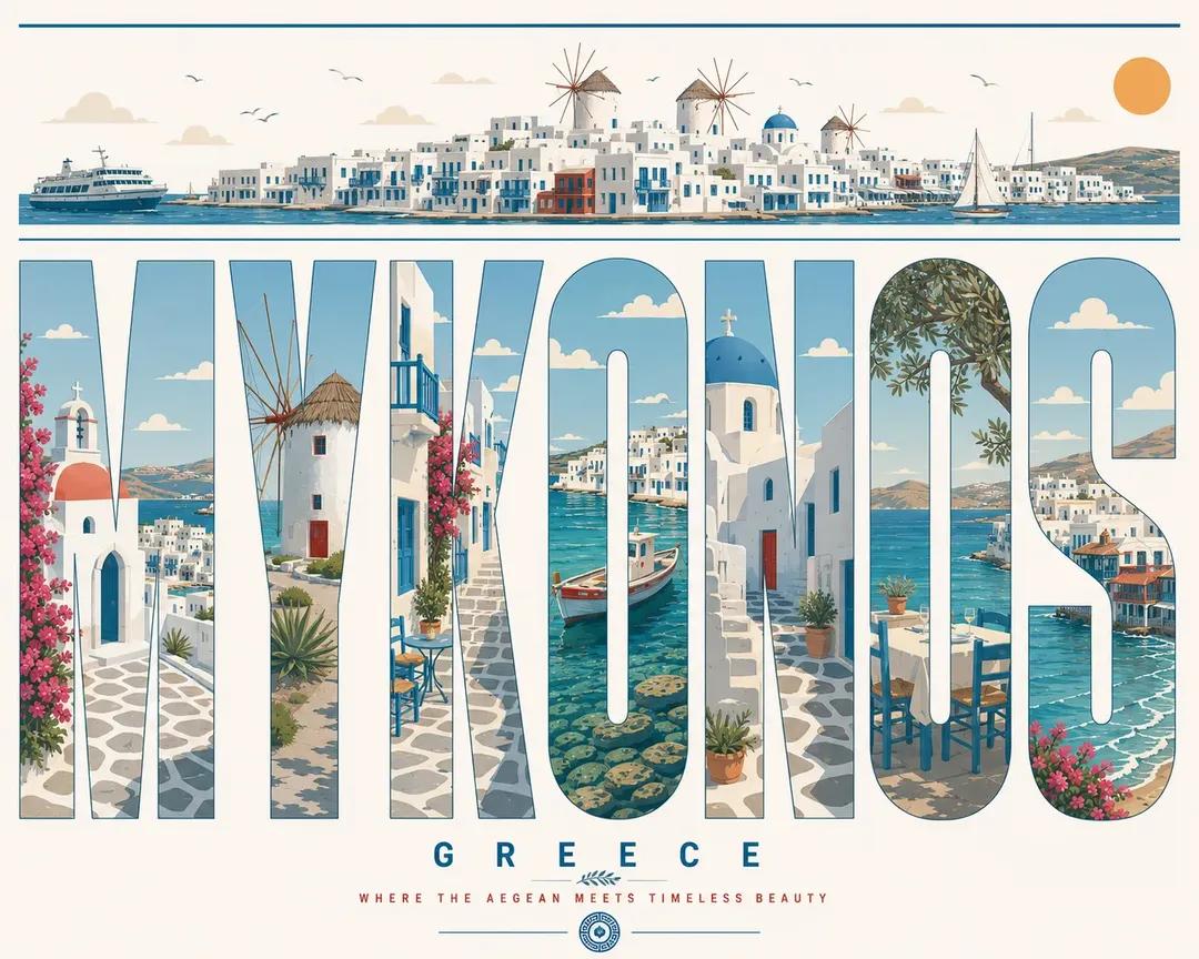 Create an ultra-high-resolution typography-based travel poster design t… 1