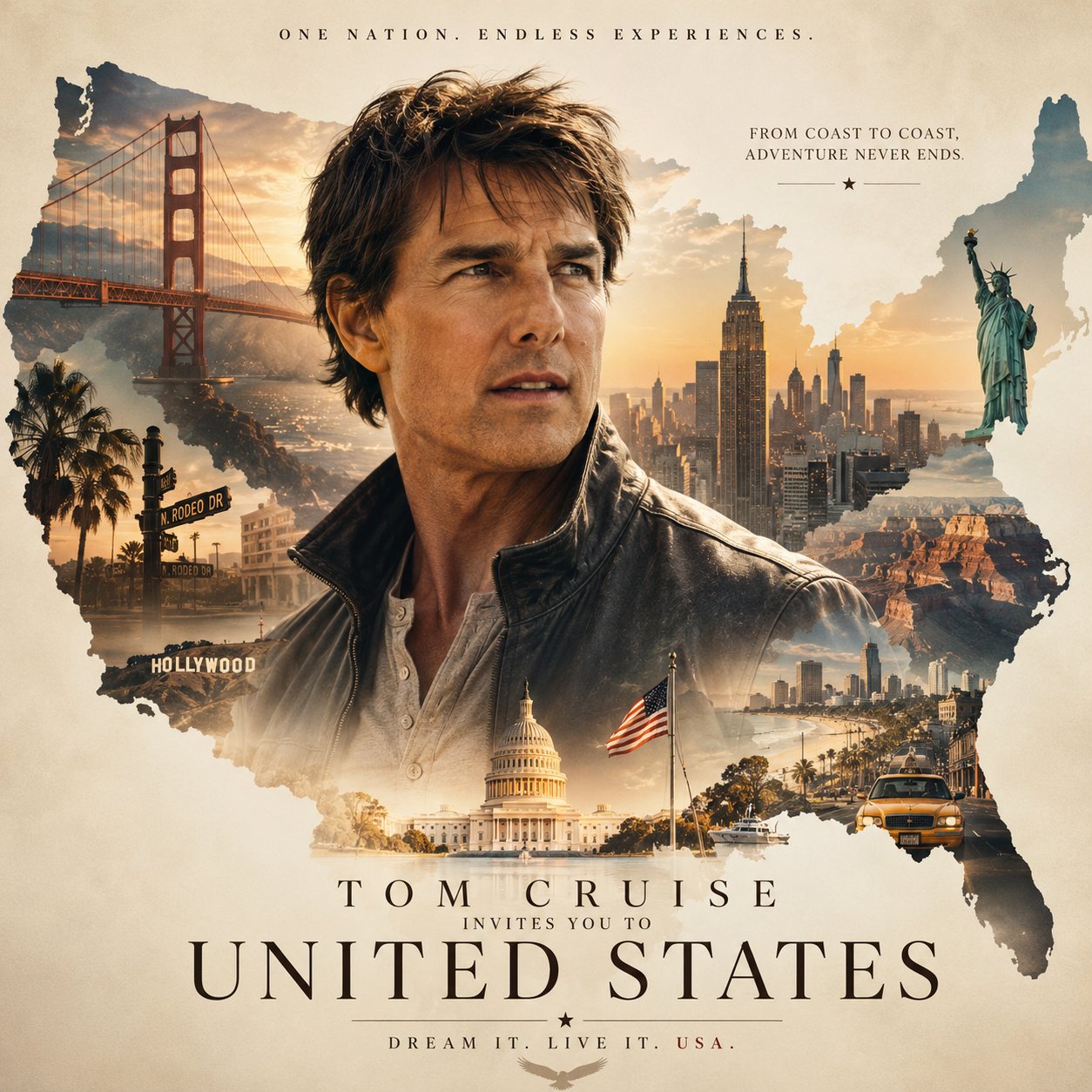 Create an ultra-premium cinematic travel poster in a sophisticated doub… 3