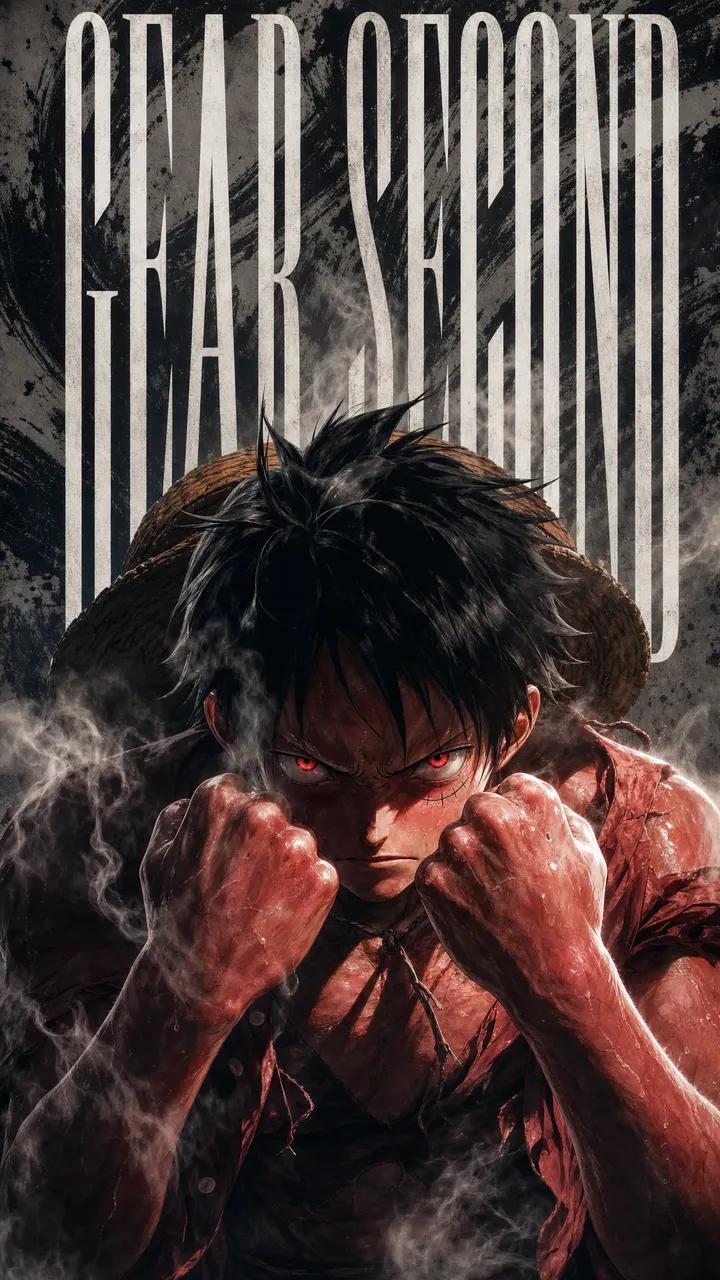 Masterpiece, ultra-detailed anime illustration of Monkey D. Luffy in Ge… 2